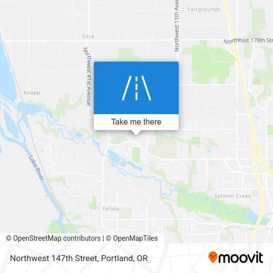 Northwest 147th Street map