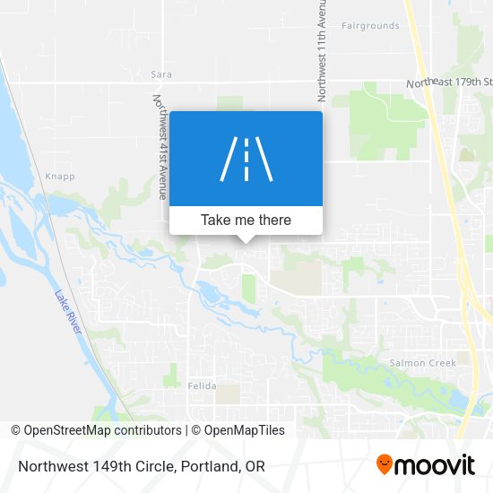 Northwest 149th Circle map