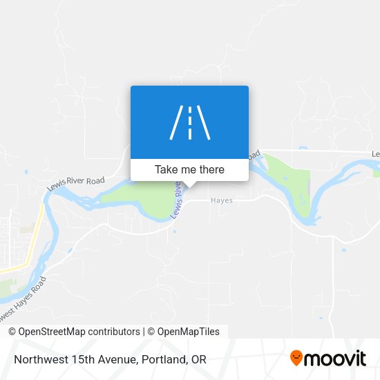 Northwest 15th Avenue map