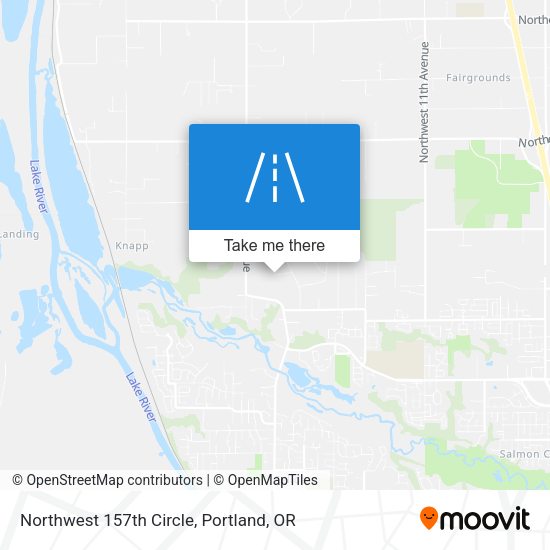 Northwest 157th Circle map