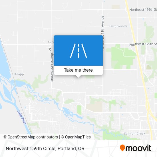 Northwest 159th Circle map