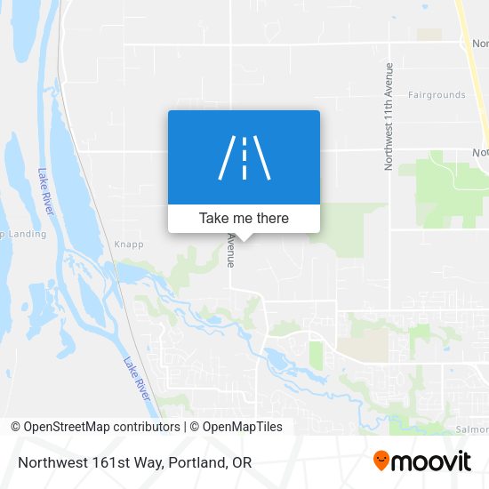 Northwest 161st Way map