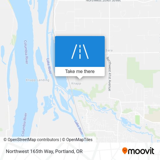 Northwest 165th Way map