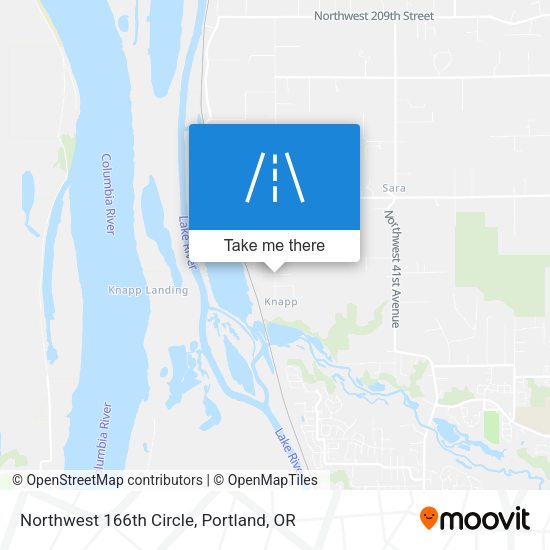 Northwest 166th Circle map