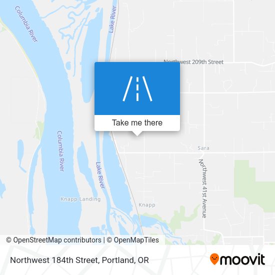 Northwest 184th Street map