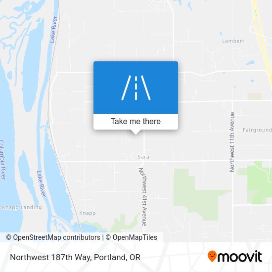 Northwest 187th Way map