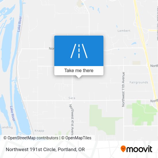 Northwest 191st Circle map