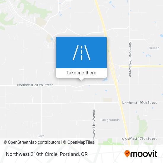 Mapa de Northwest 210th Circle