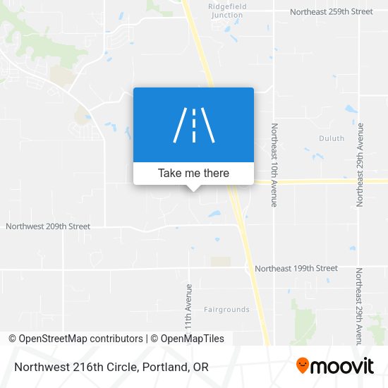 Mapa de Northwest 216th Circle