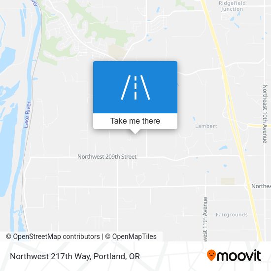 Northwest 217th Way map