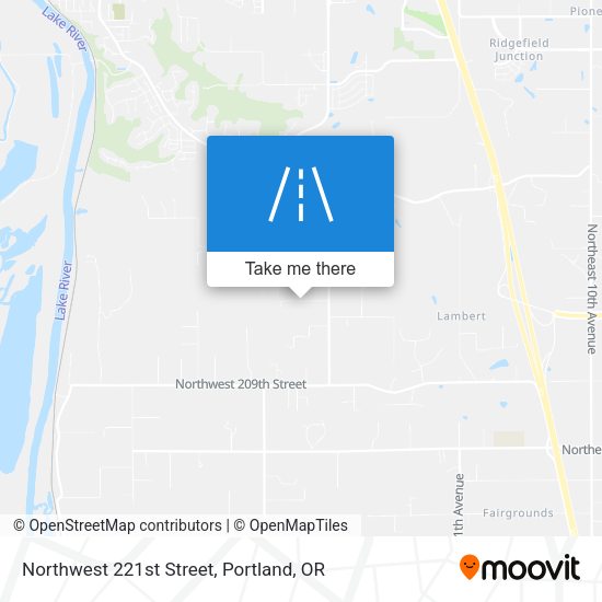 Northwest 221st Street map