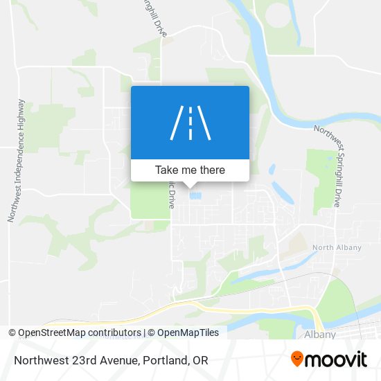 Northwest 23rd Avenue map