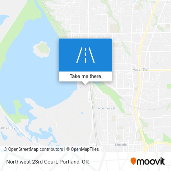Mapa de Northwest 23rd Court