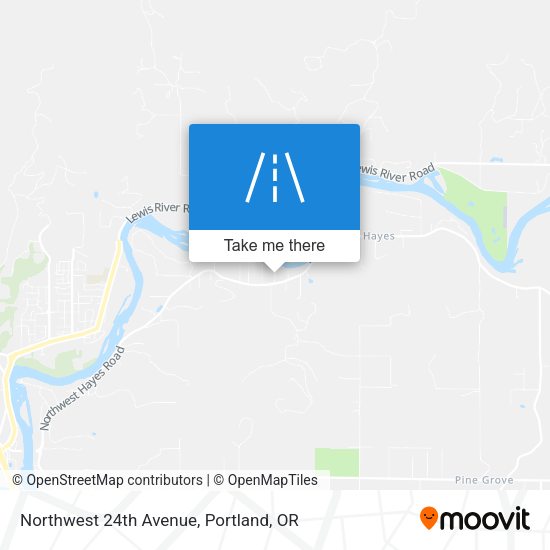 Mapa de Northwest 24th Avenue