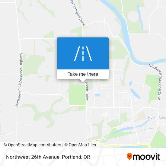 Northwest 26th Avenue map