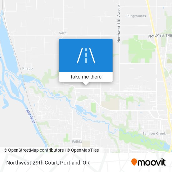 Mapa de Northwest 29th Court