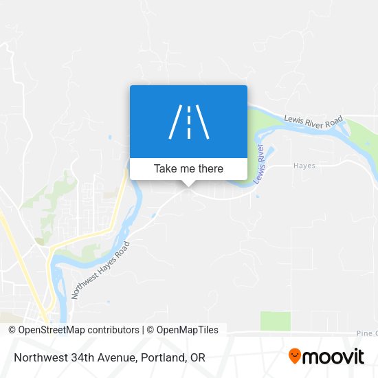 Northwest 34th Avenue map