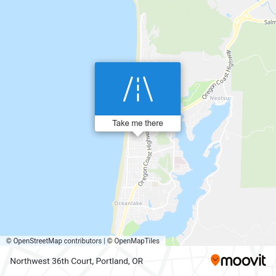 Northwest 36th Court map