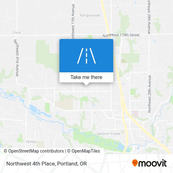 Mapa de Northwest 4th Place
