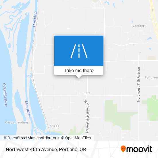 Northwest 46th Avenue map