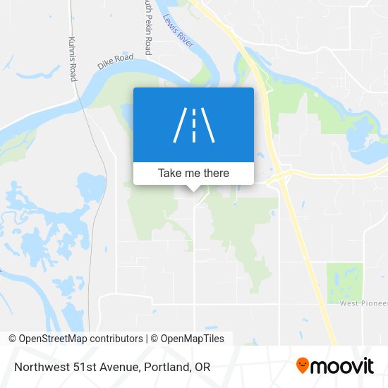 Mapa de Northwest 51st Avenue