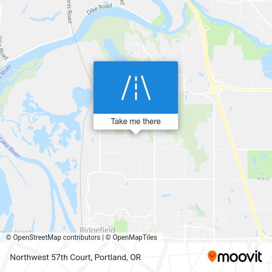 Northwest 57th Court map