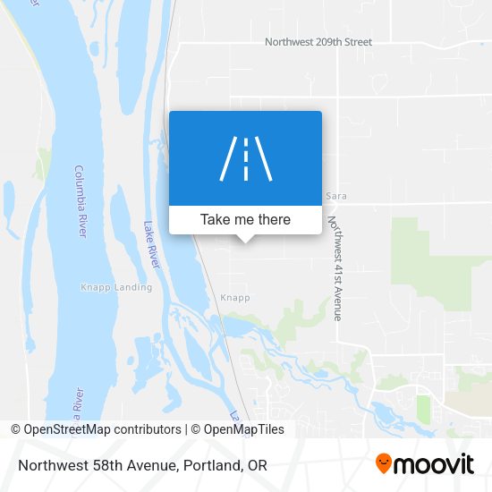 Northwest 58th Avenue map