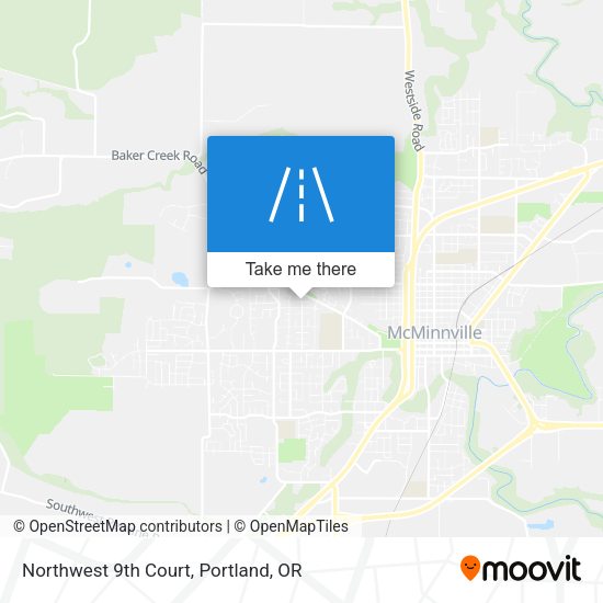 Northwest 9th Court map