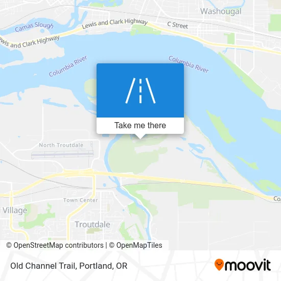 Old Channel Trail map