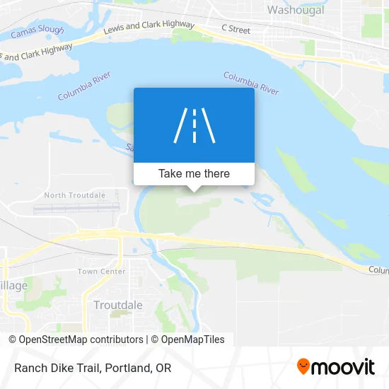 Ranch Dike Trail map