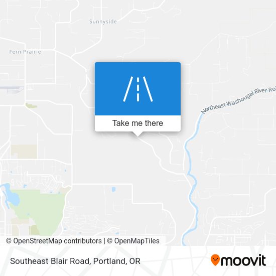 Mapa de Southeast Blair Road