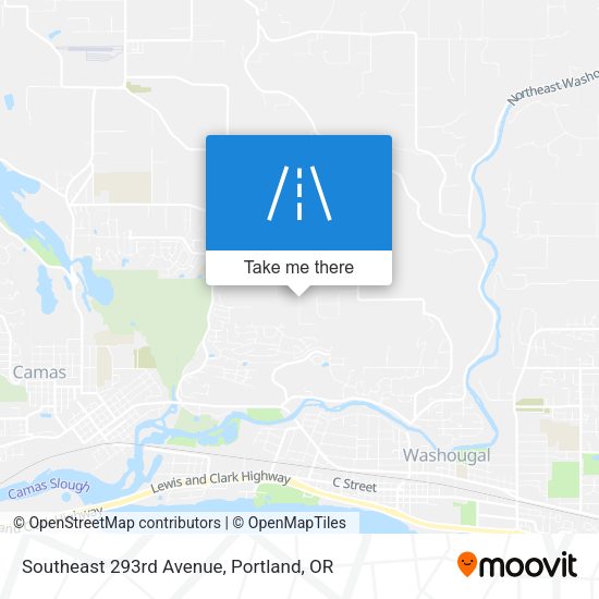 Mapa de Southeast 293rd Avenue