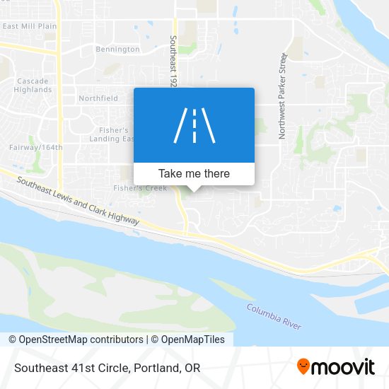 Southeast 41st Circle map