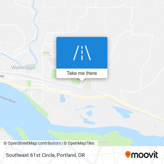 Southeast 61st Circle map