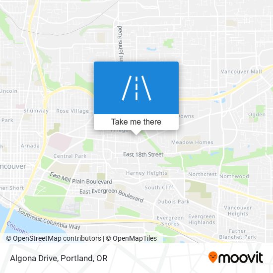 Algona Drive map