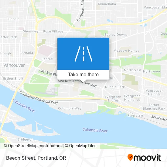 Beech Street map