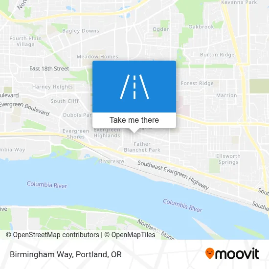 Birmingham Way map