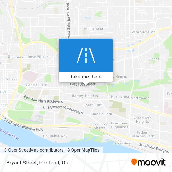 Mapa de Bryant Street