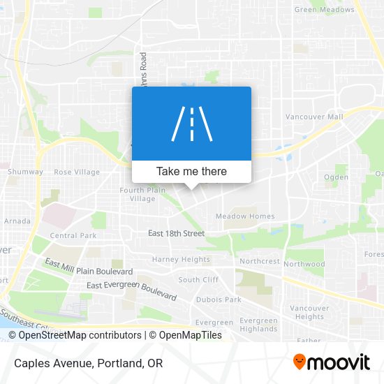 Mapa de Caples Avenue