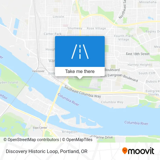 Discovery Historic Loop map