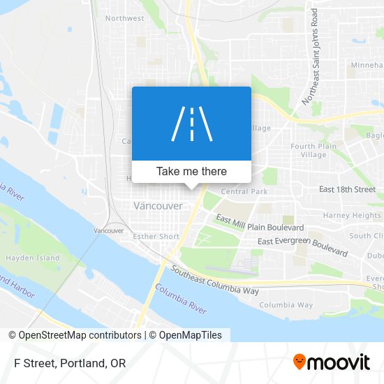 Mapa de F Street