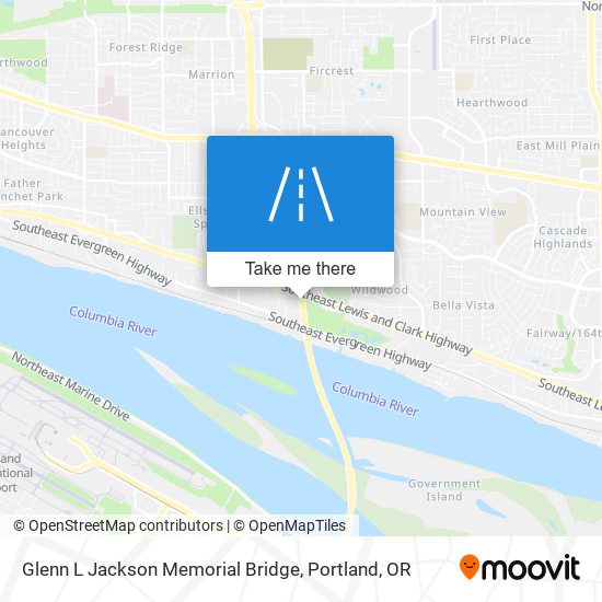 Mapa de Glenn L Jackson Memorial Bridge