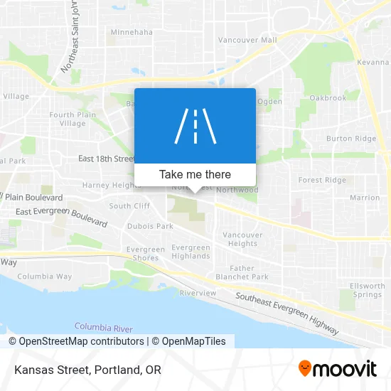 Kansas Street map