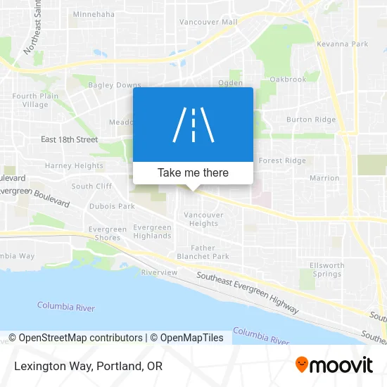 Lexington Way map