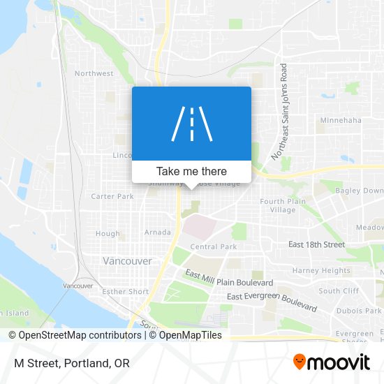 Mapa de M Street