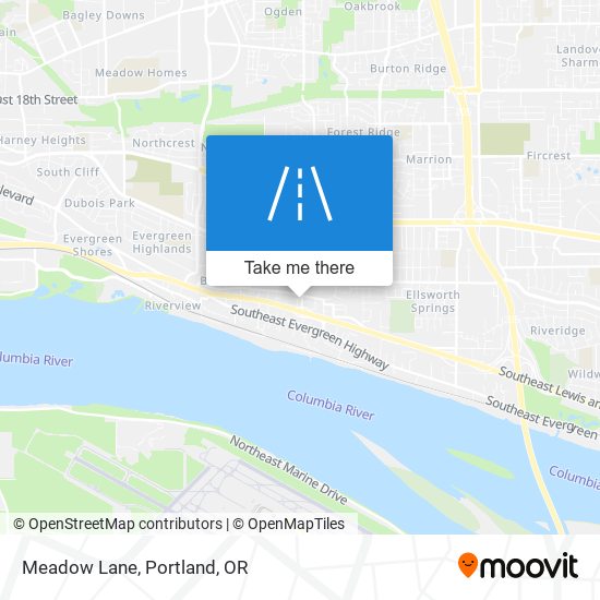 Mapa de Meadow Lane