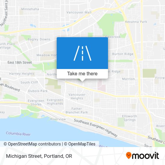 Mapa de Michigan Street