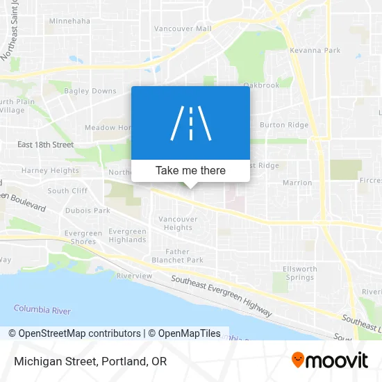 Michigan Street map