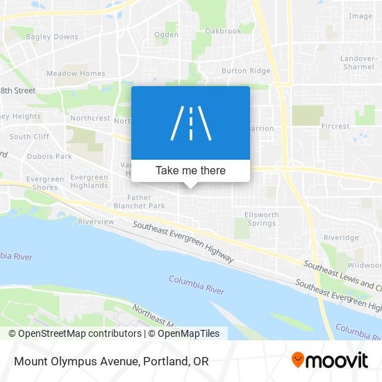 Mount Olympus Avenue map