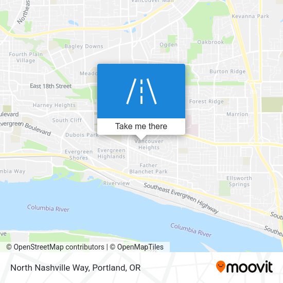 North Nashville Way map